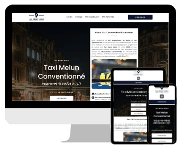 Site internet taxi Melun Agglo