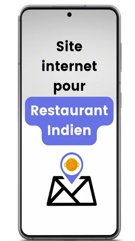 site internet restaurant indien smartphone Google My Business