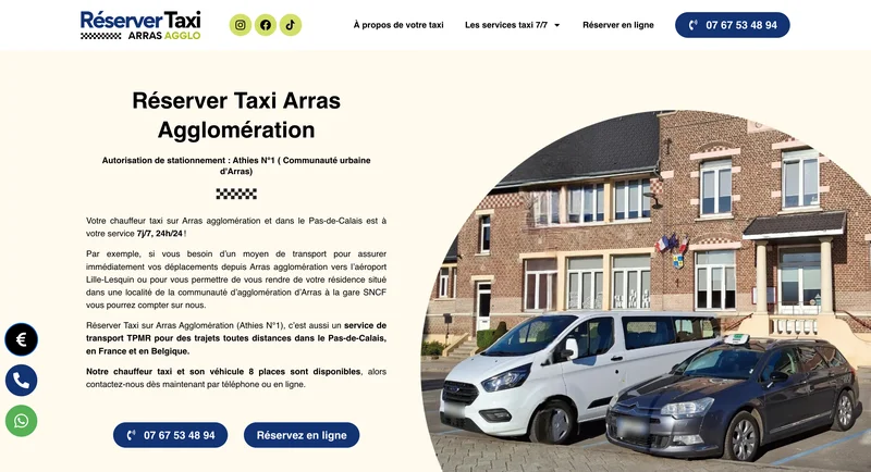 reservertaxiarras.fr