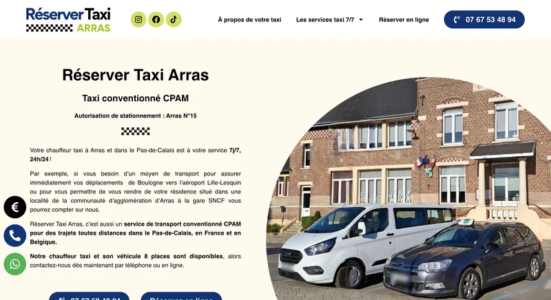 reservertaxiarras.fr